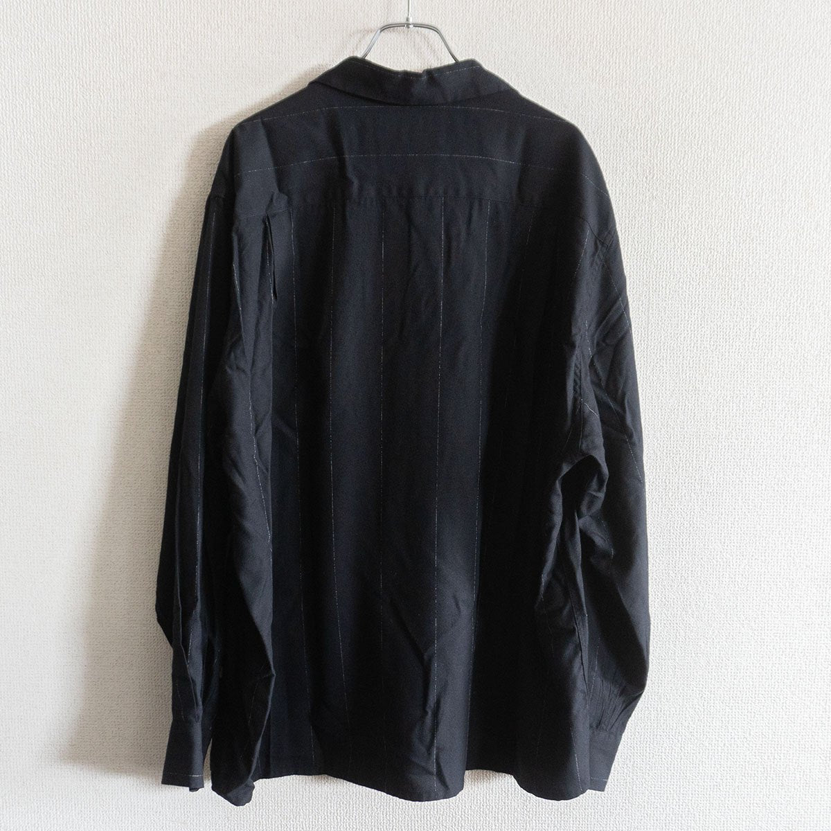 WACKO MARIA Striped Open Collar Rayon Shirt Size L
