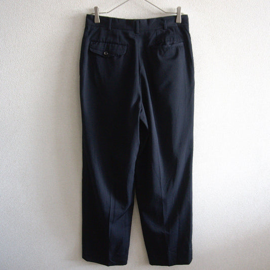 COMME des GARCONS HOMME 90s Navy 2-Pleat Slacks Size L