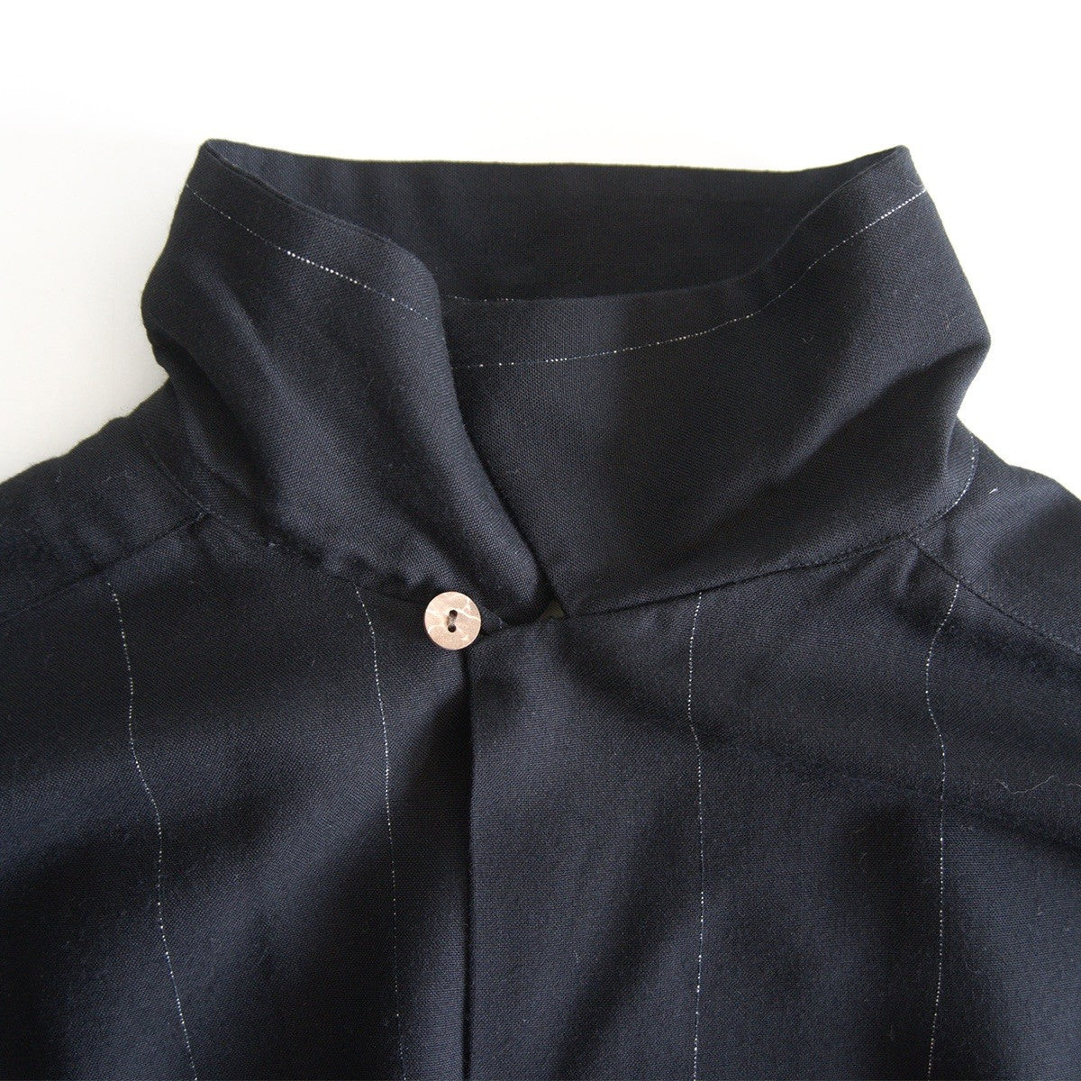 WACKO MARIA Striped Open Collar Rayon Shirt Size L