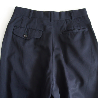 COMME des GARCONS HOMME 90s Navy 2-Pleat Slacks Size L