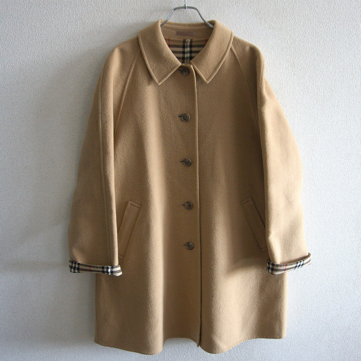 BURBERRYS Wool Cashmere Coat Size 7