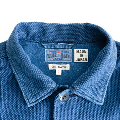 BLUE BLUE JAPAN Indigo Sashiko Jacket Size 2(M)