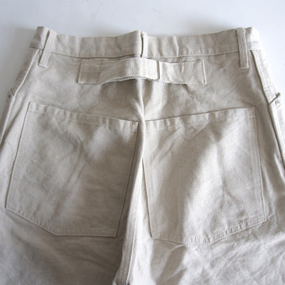 MAATEE&SONS Hard Linen Canvas Trousers Size 2