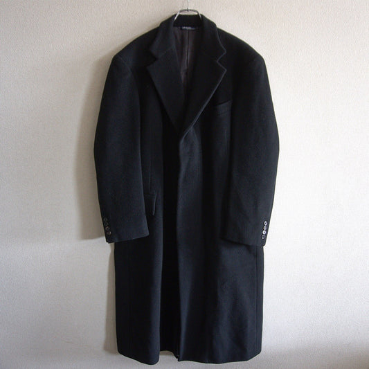POLO RALPH LAUREN 90s Wool Chester Coat Dark Gray Size L
