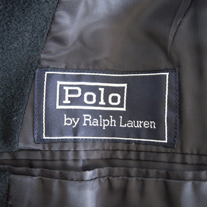 POLO RALPH LAUREN 90s Wool Chester Coat Dark Gray Size L