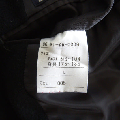 POLO RALPH LAUREN 90s Wool Chester Coat Dark Gray Size L