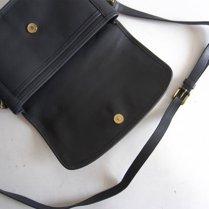 OLD COACH Flap Glove Leather Shoulder Bag Size ONE SIZE