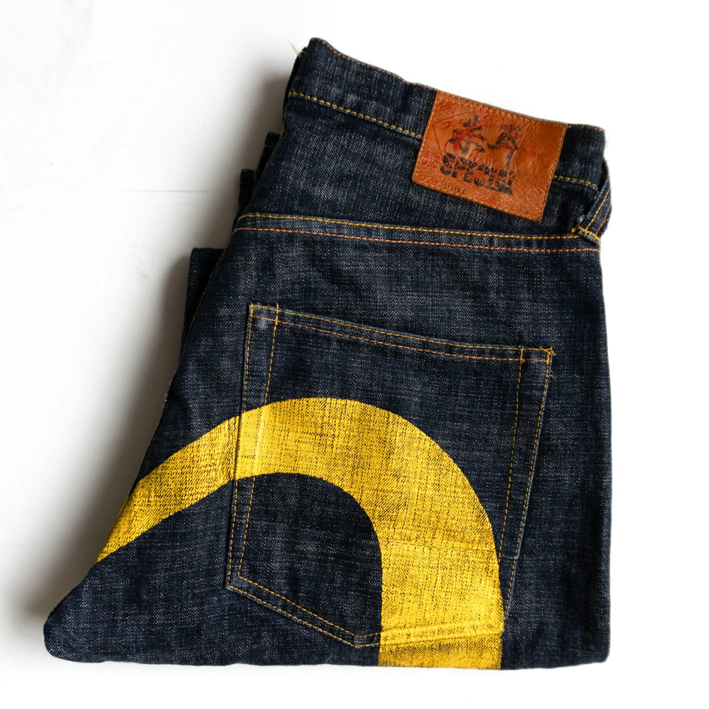 EVISU Lot 2001 Seagull Print Denim Size 32x35 Size 32×35