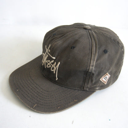 OLD STUSSY 90s USA Made White Tag Baseball Cap Size ONE SIZE