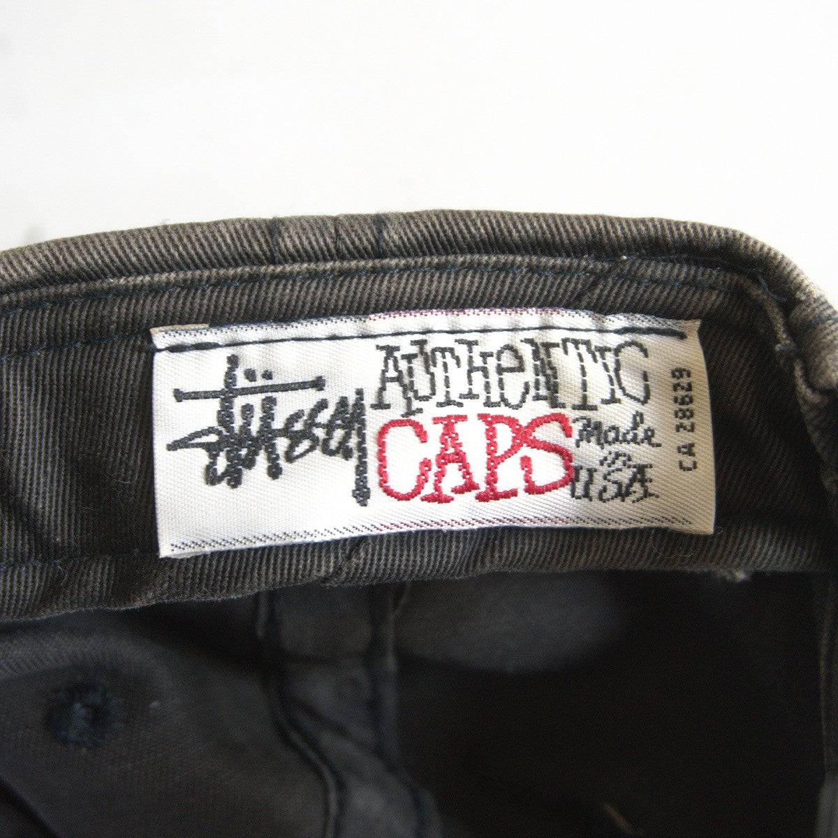 OLD STUSSY 90s USA Made White Tag Baseball Cap Size ONE SIZE