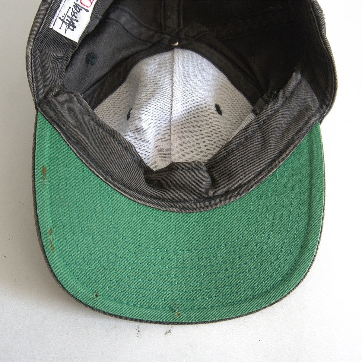 OLD STUSSY 90s USA Made White Tag Baseball Cap Size ONE SIZE