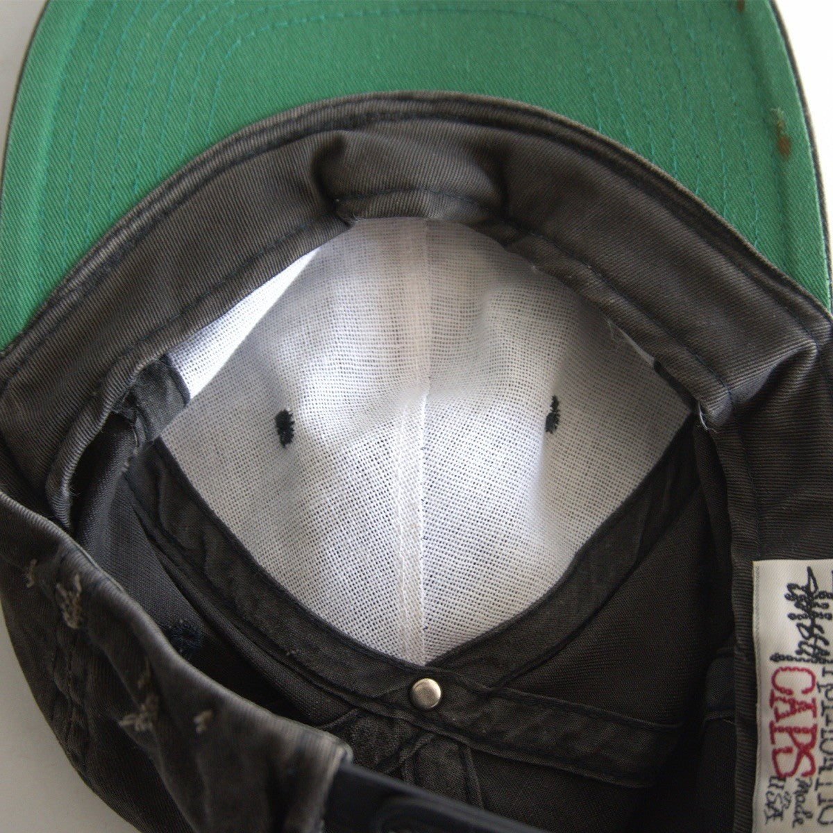 OLD STUSSY 90s USA Made White Tag Baseball Cap Size ONE SIZE