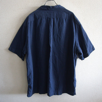 POLO RALPH LAUREN Caldwell Linen Open Shirt Navy Size L