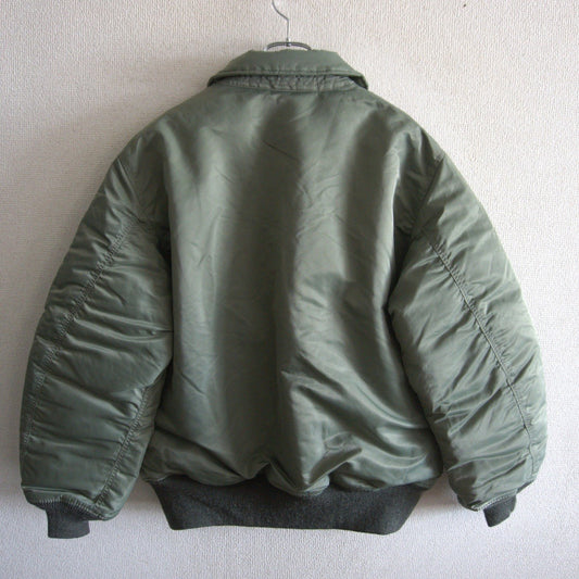 BUZZ RICKSON William Gibson CWU-45/P Down Sage Green Jacket Size L