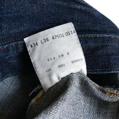 LEVI'S 47501 501XX Big E Valencia Jeans Size 34×36