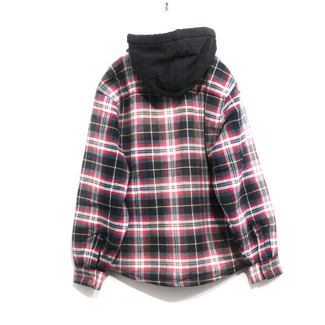 SUPREME x Dickies 25AW Lined Flannel Hoodie Red Size S