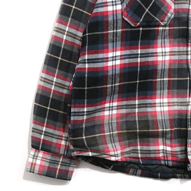 SUPREME x Dickies 25AW Lined Flannel Hoodie Red Size S