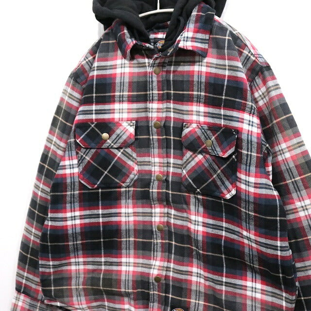 SUPREME x Dickies 25AW Lined Flannel Hoodie Red Size S