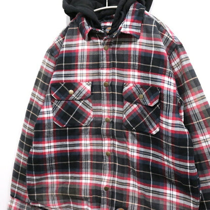 SUPREME x Dickies 25AW Lined Flannel Hoodie Red Size S