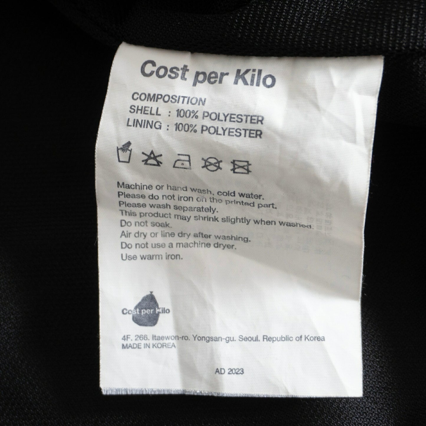 COST PER KILO Short Military Blouson Jacket Size M