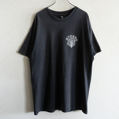 STUSSY Double-Sided Print T-Shirt Size L