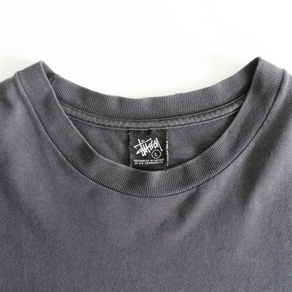 STUSSY Double-Sided Print T-Shirt Size L