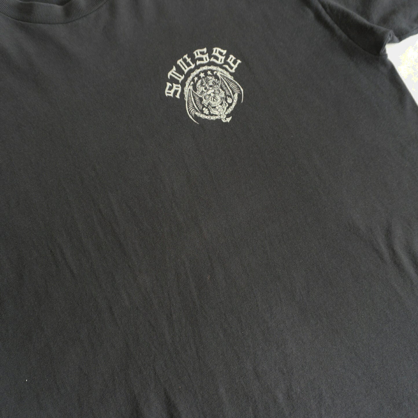 STUSSY Double-Sided Print T-Shirt Size L