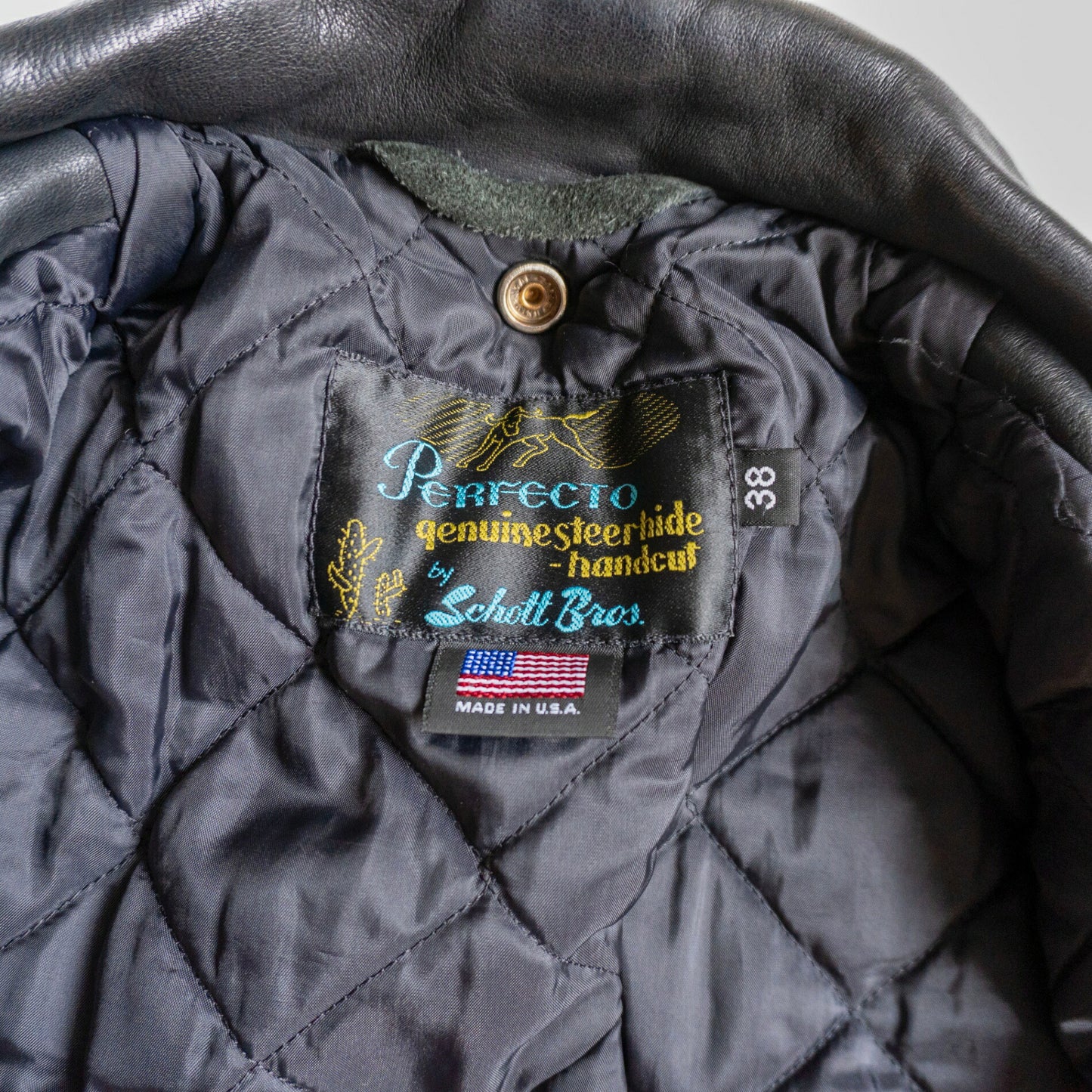 UNITED ARROWS SCHOTT 613UA One Star Rider Jacket Size M