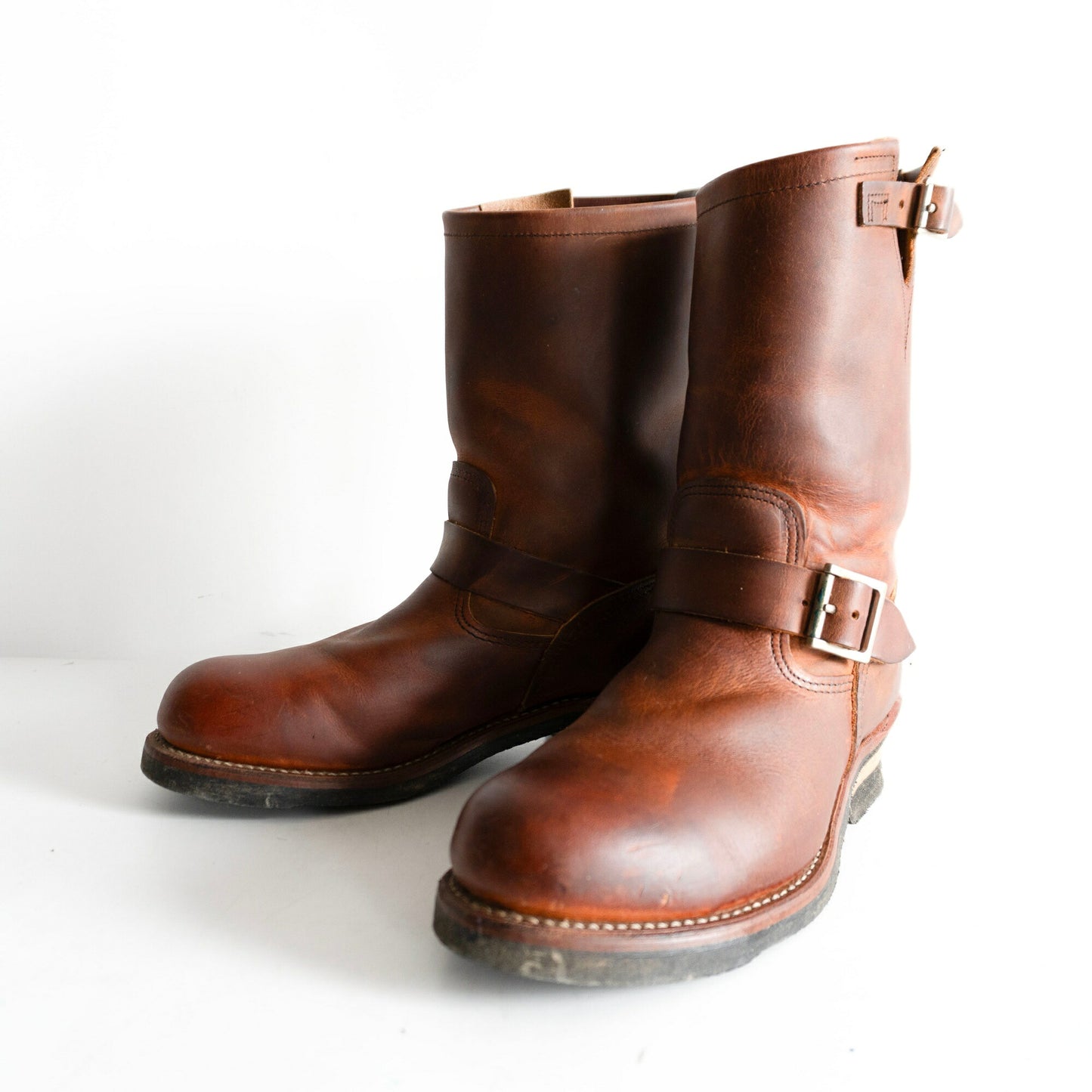 REDWING 2972 Copper Rough & Tough Engineer Boots Size 9