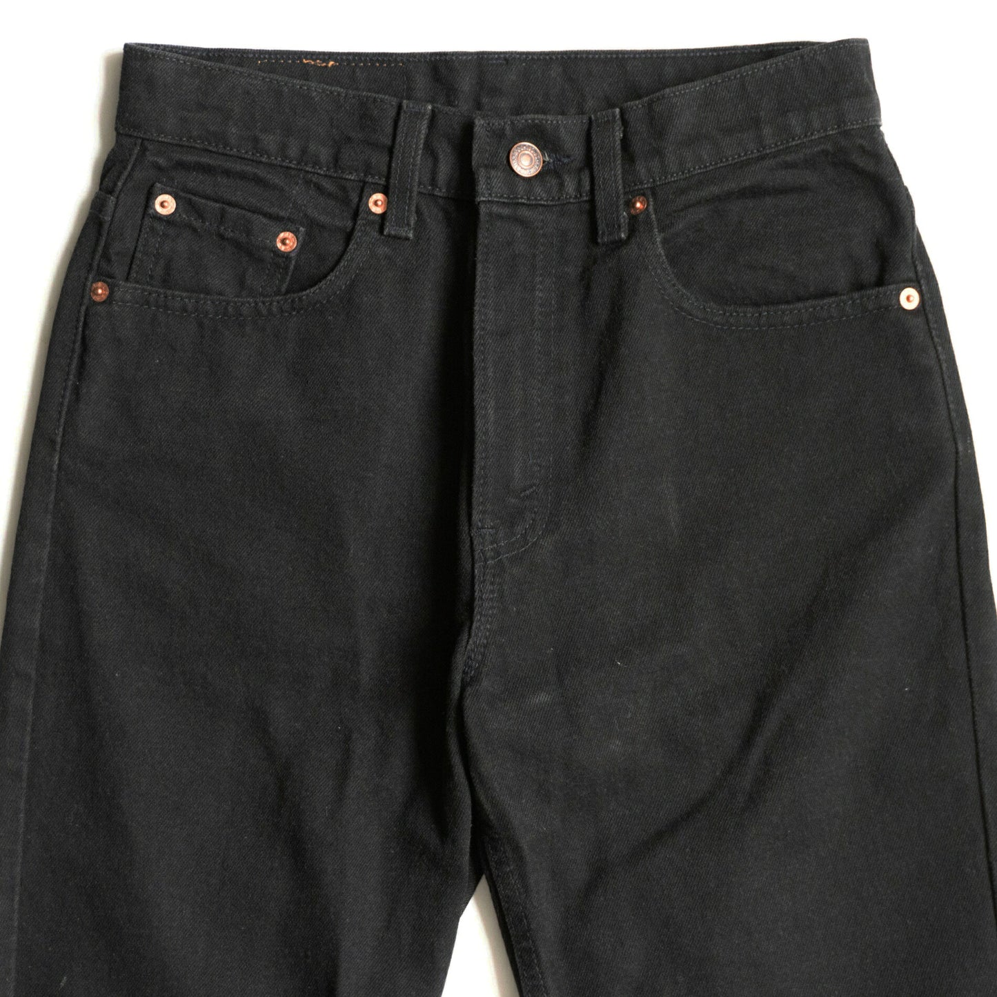 wss LEVI'S 506 Garment Dyed Black Denim USA Made Size M