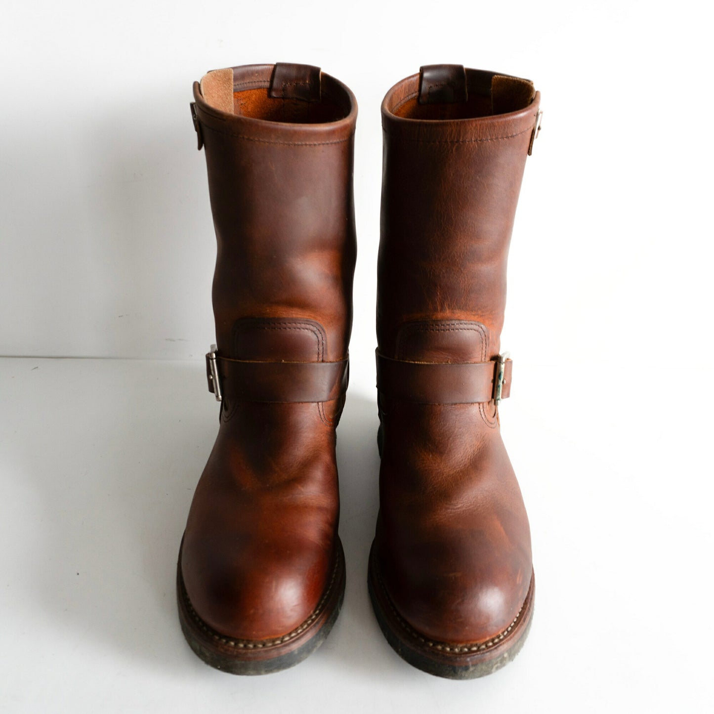 REDWING 2972 Copper Rough & Tough Engineer Boots Size 9