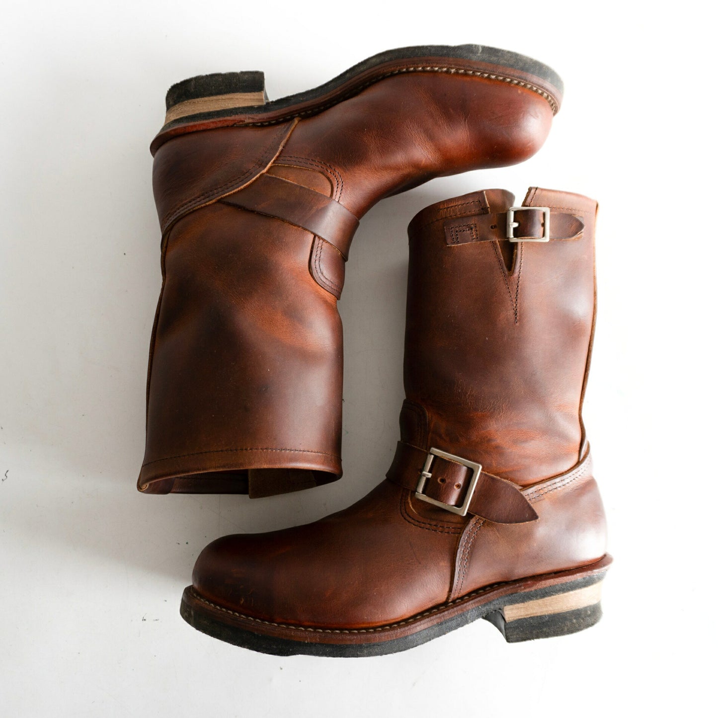 REDWING 2972 Copper Rough & Tough Engineer Boots Size 9