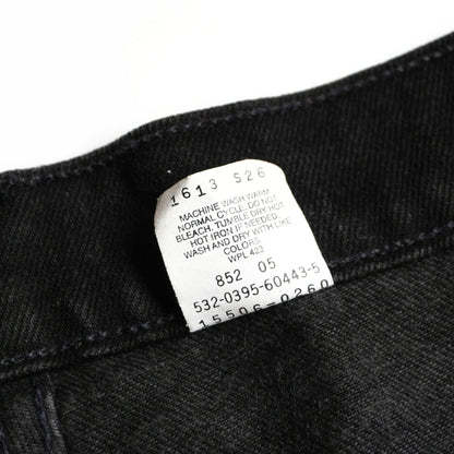 wss LEVI'S 506 Garment Dyed Black Denim USA Made Size M