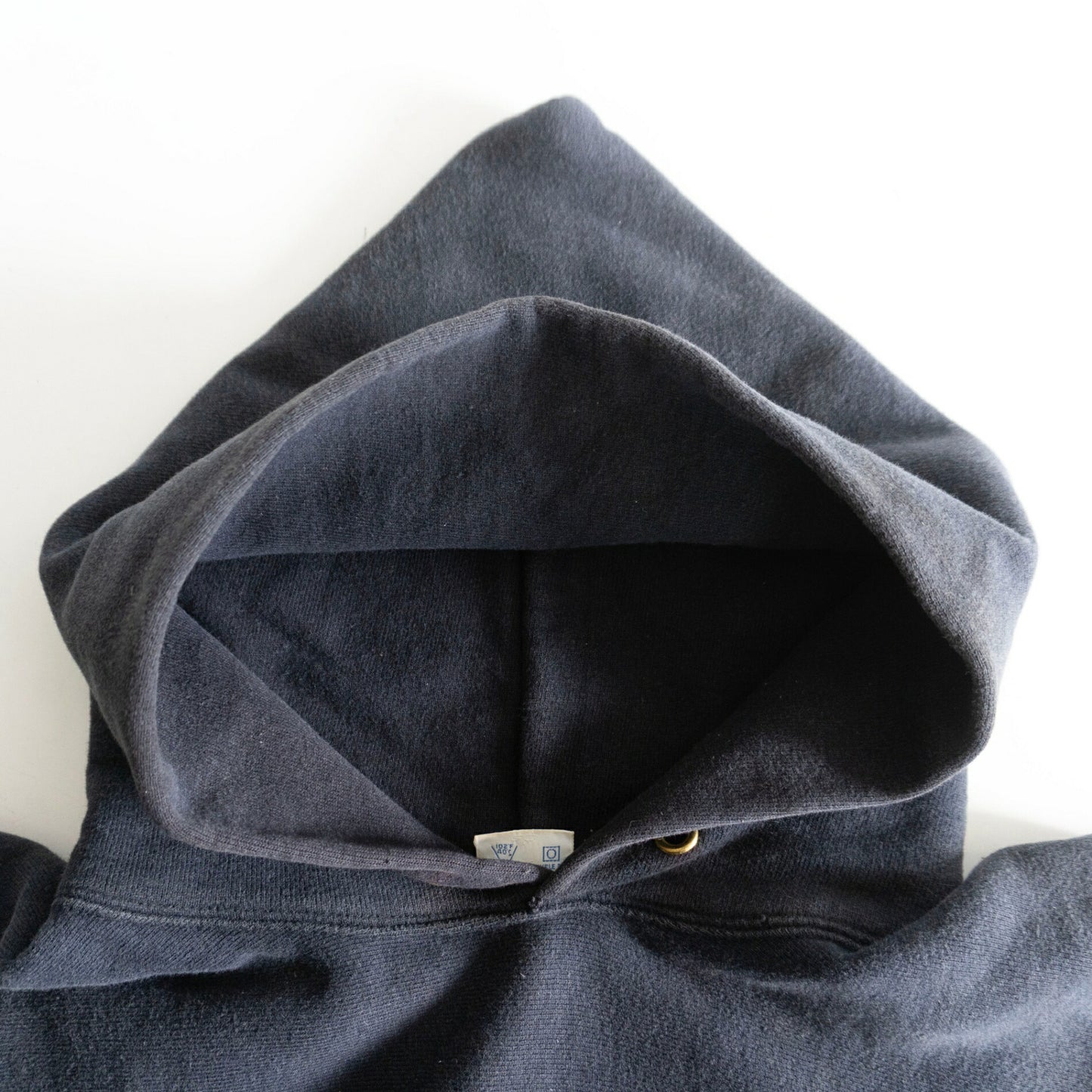 CHAMPION 90s Reverse Weave Black Hoodie USA Made Size L