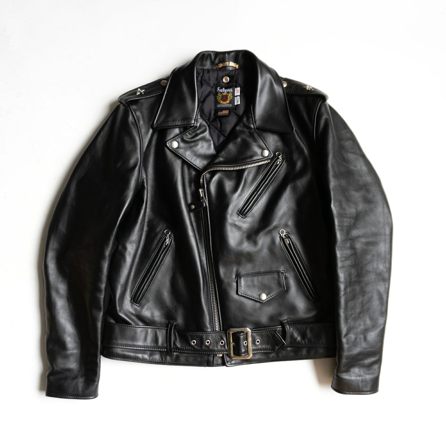 SCHOTT 613UST One Star Double Rider Jacket Size 42