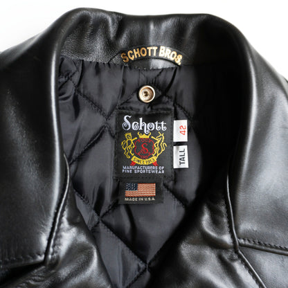 SCHOTT 613UST One Star Double Rider Jacket Size 42