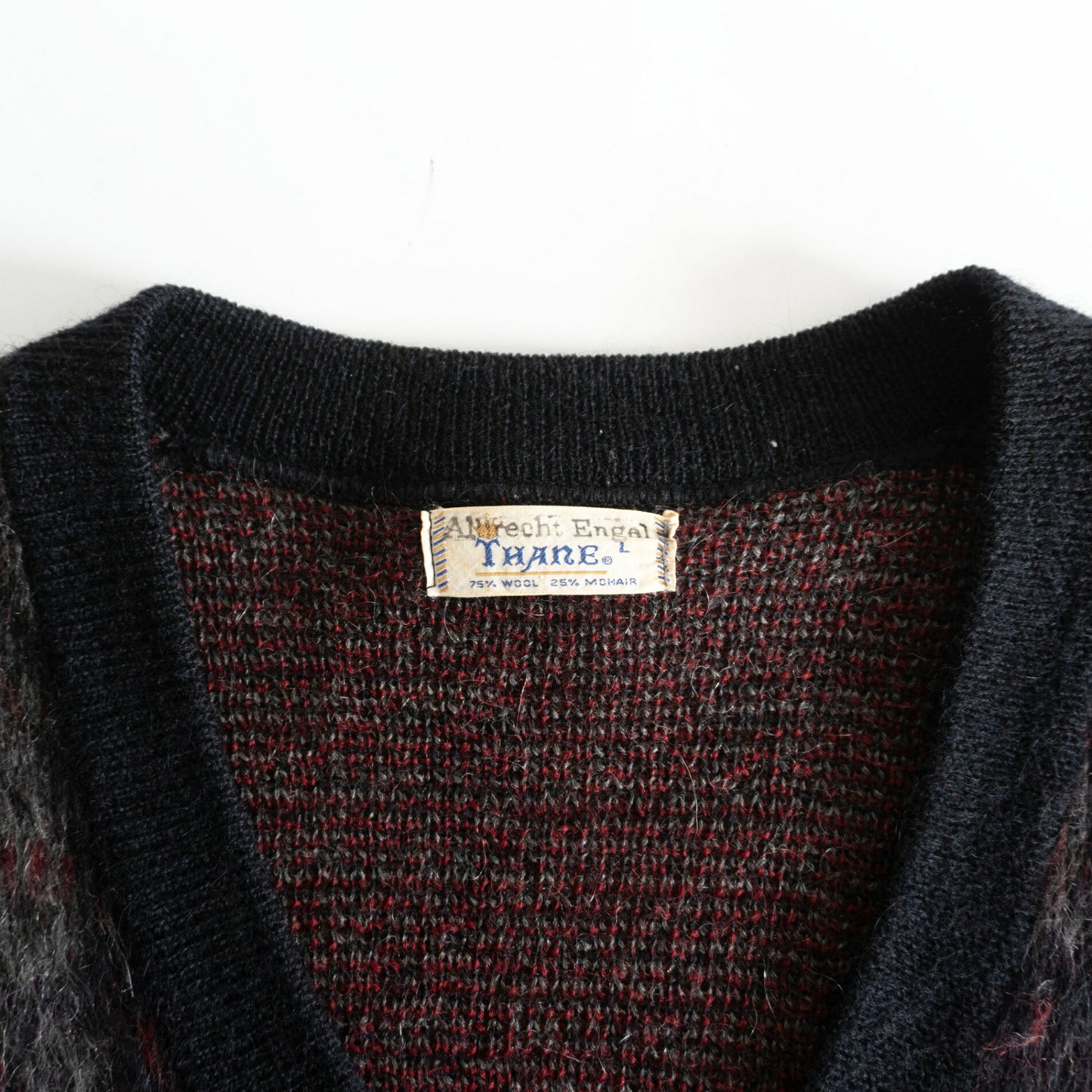 Vintage 60s THANE Mohair Cardigan Size L