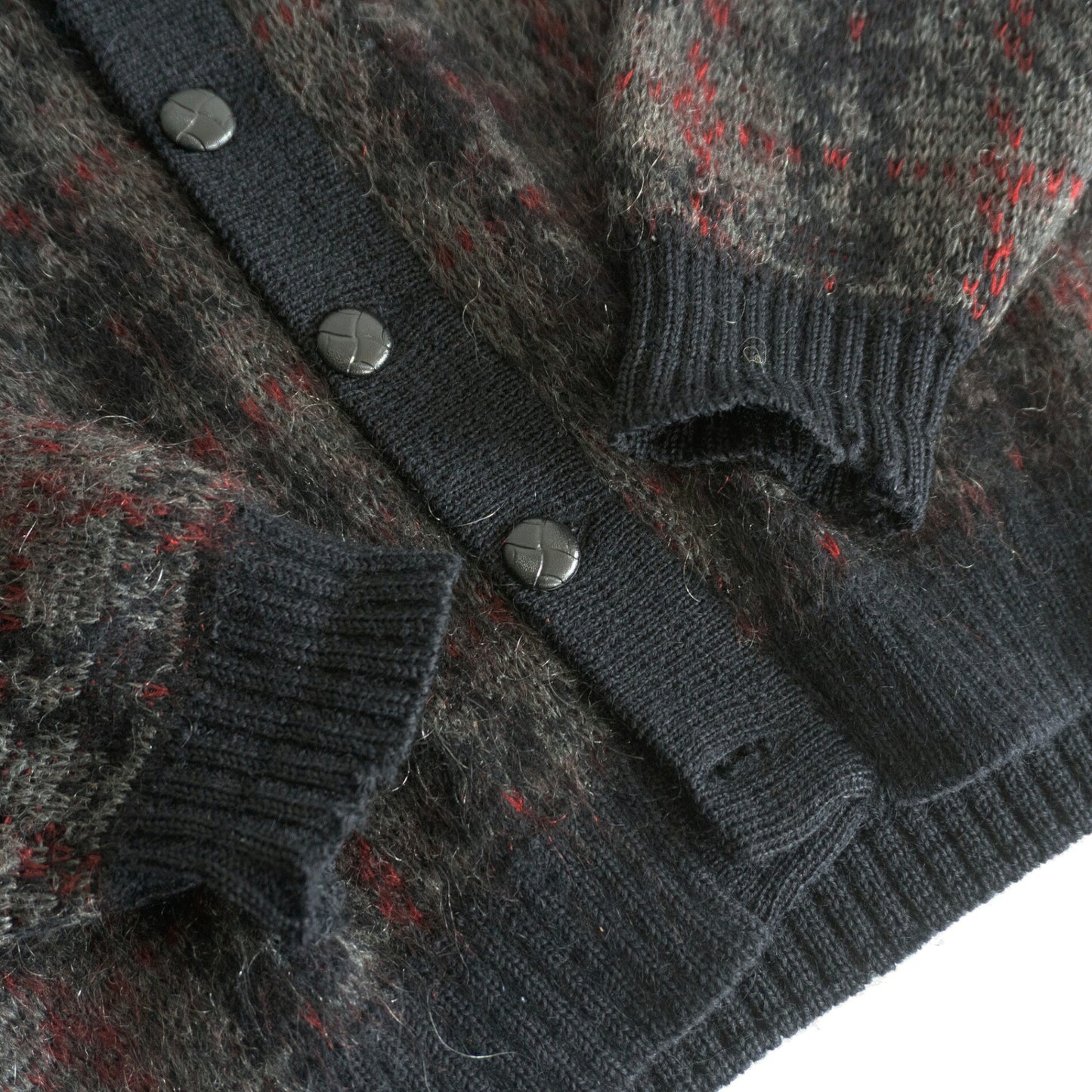 Vintage 60s THANE Mohair Cardigan Size L