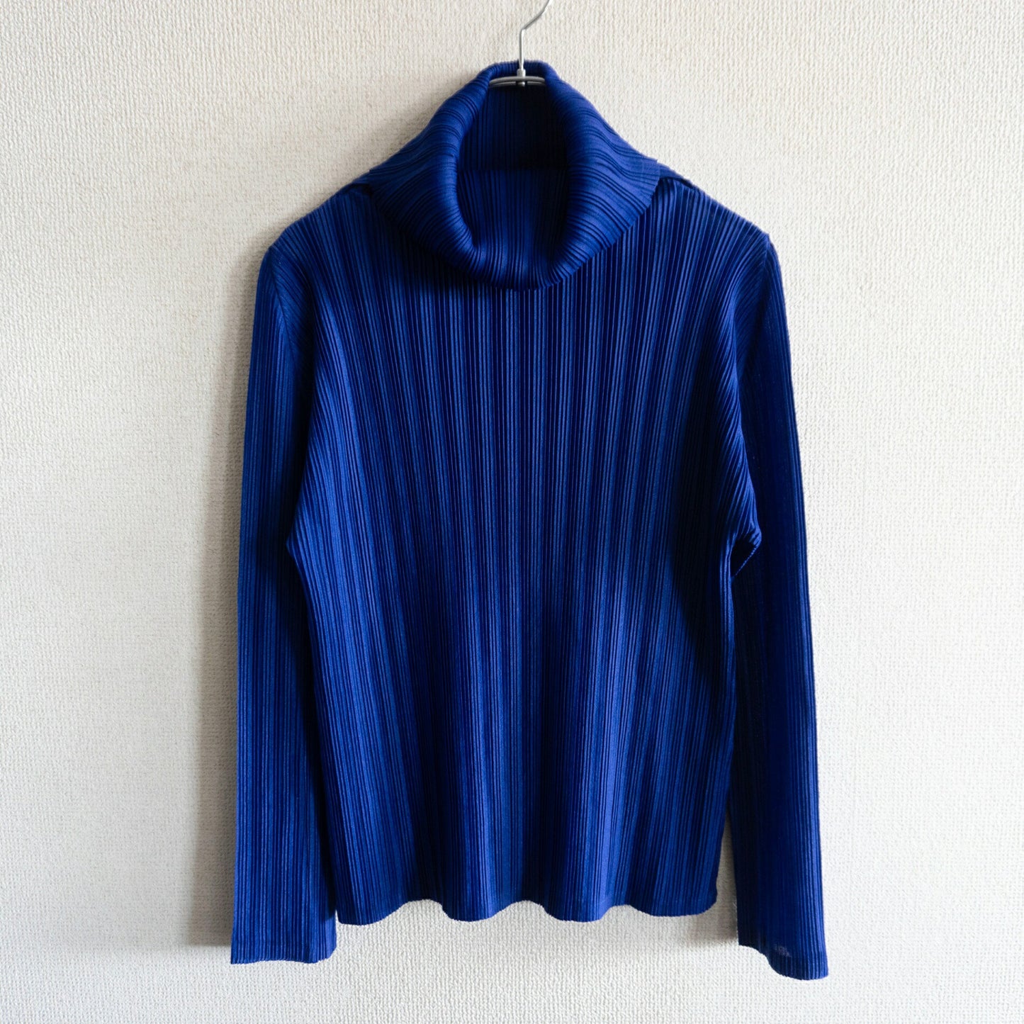 PLEATS PLEASE Issey Miyake High-Neck Pleated Top Size 3