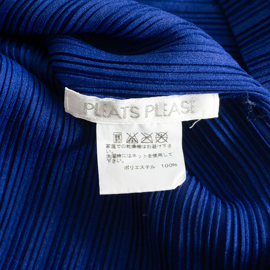 PLEATS PLEASE Issey Miyake High-Neck Pleated Top Size 3