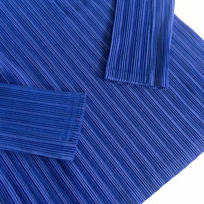 PLEATS PLEASE Issey Miyake High-Neck Pleated Top Size 3