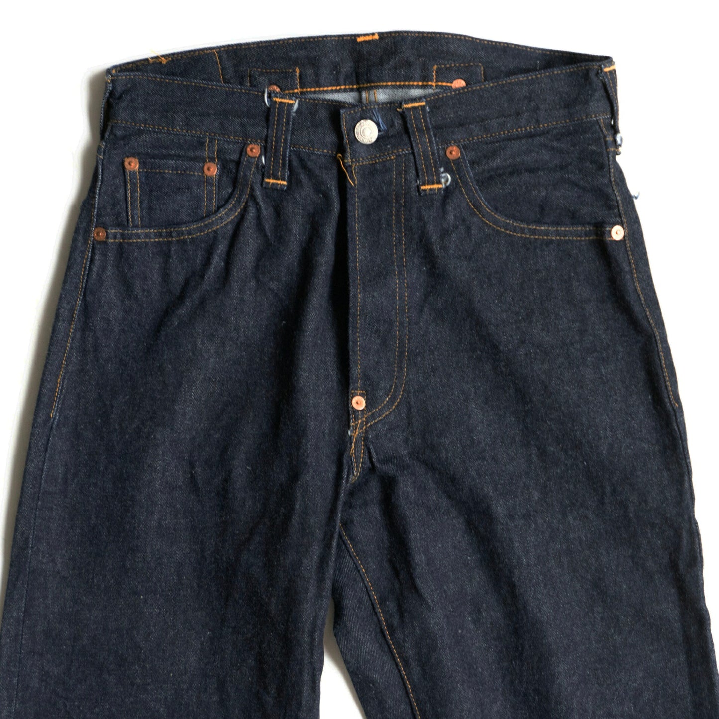 LEVI'S 201XX Big E Valencia Dark Indigo Jeans Size 31×36