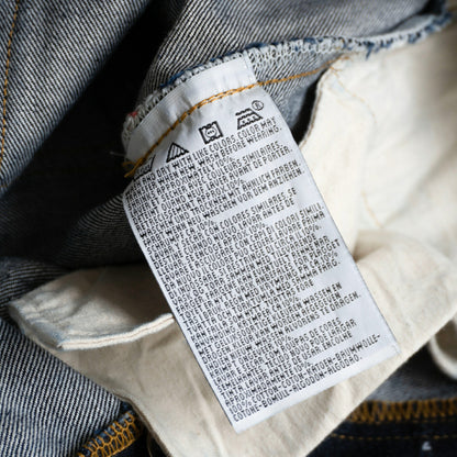 LEVI'S 201XX Big E Valencia Dark Indigo Jeans Size 31×36
