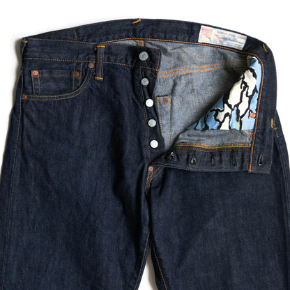 EVISU Lot.2000 Seagull Dark Indigo Jeans Size 34×35