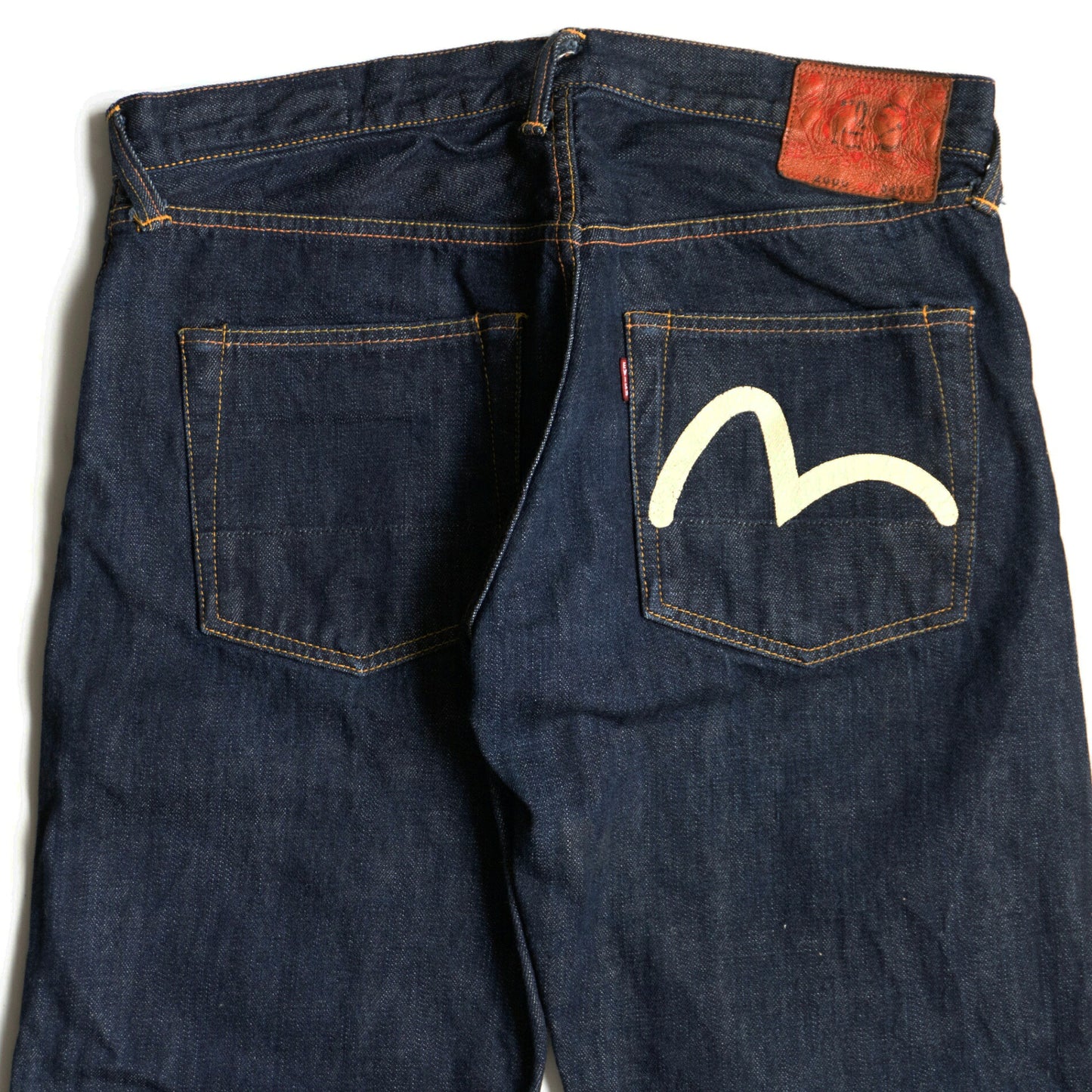 EVISU Lot.2000 Seagull Dark Indigo Jeans Size 34×35