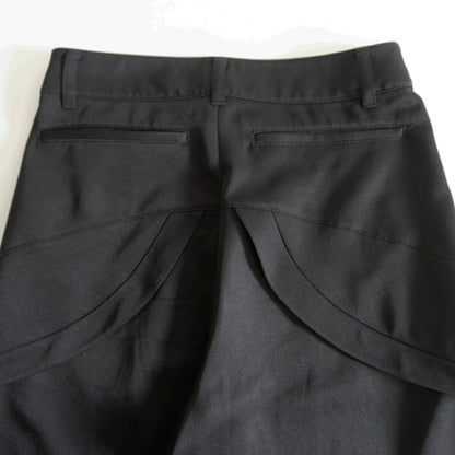 AVALONE Wide Black Trousers P-SF24 Size 2