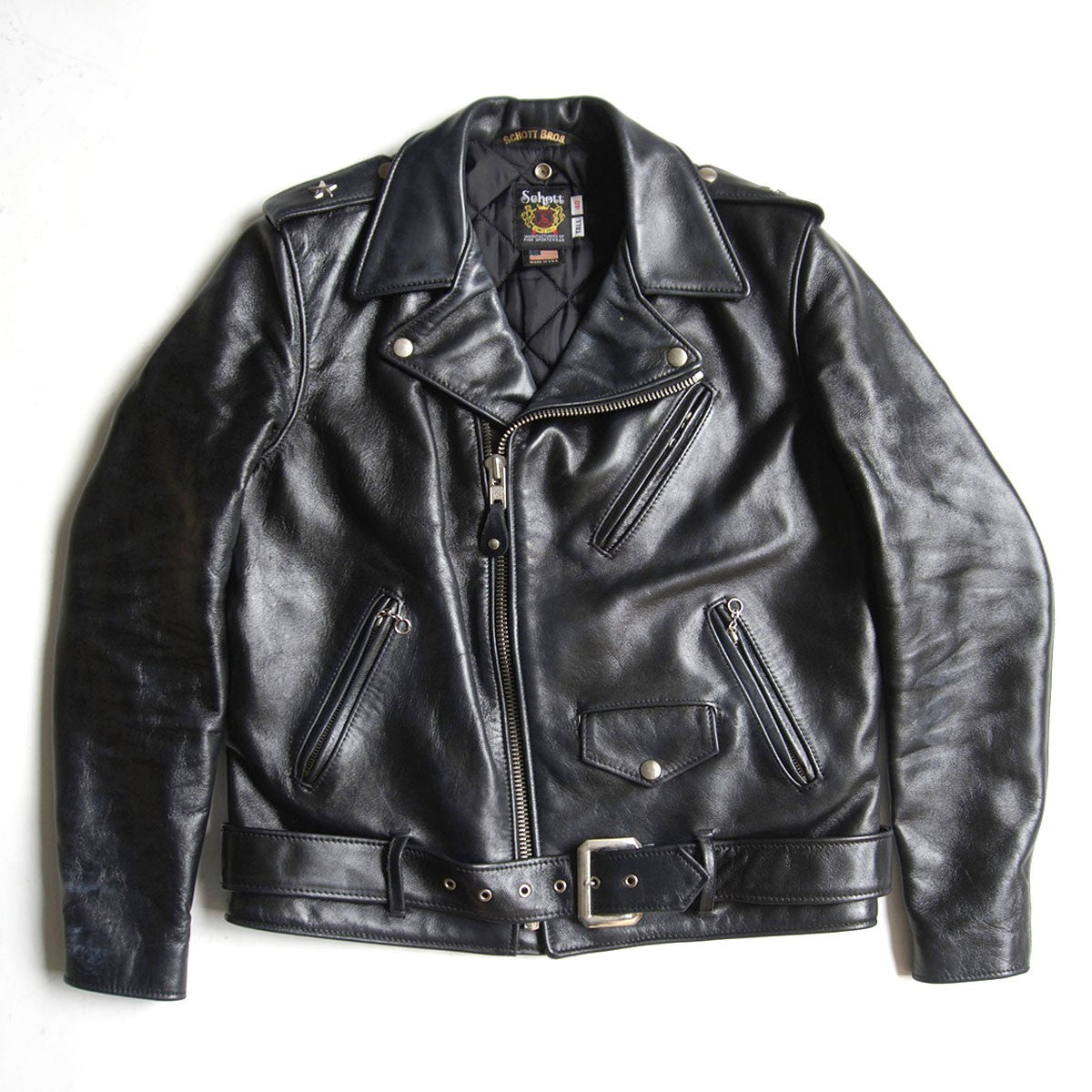 SCHOTT Horsehide One Star Double Rider Jacket Size 40