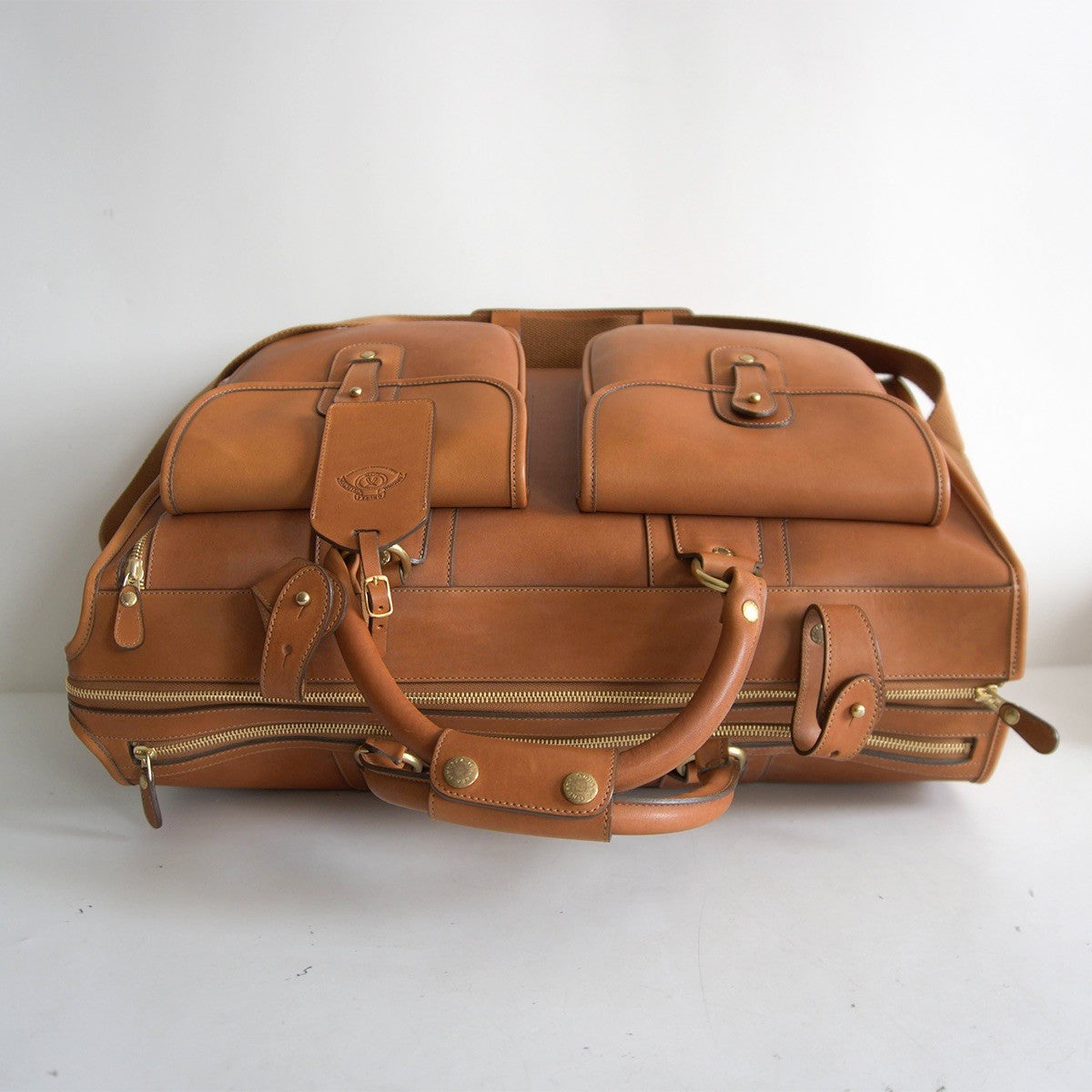 GHURKA THE EXPRESS NO.2 All Leather Duffle Bag Size ONE SIZE