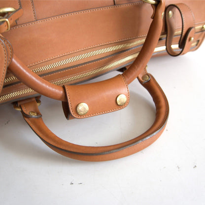 GHURKA THE EXPRESS NO.2 All Leather Duffle Bag Size ONE SIZE