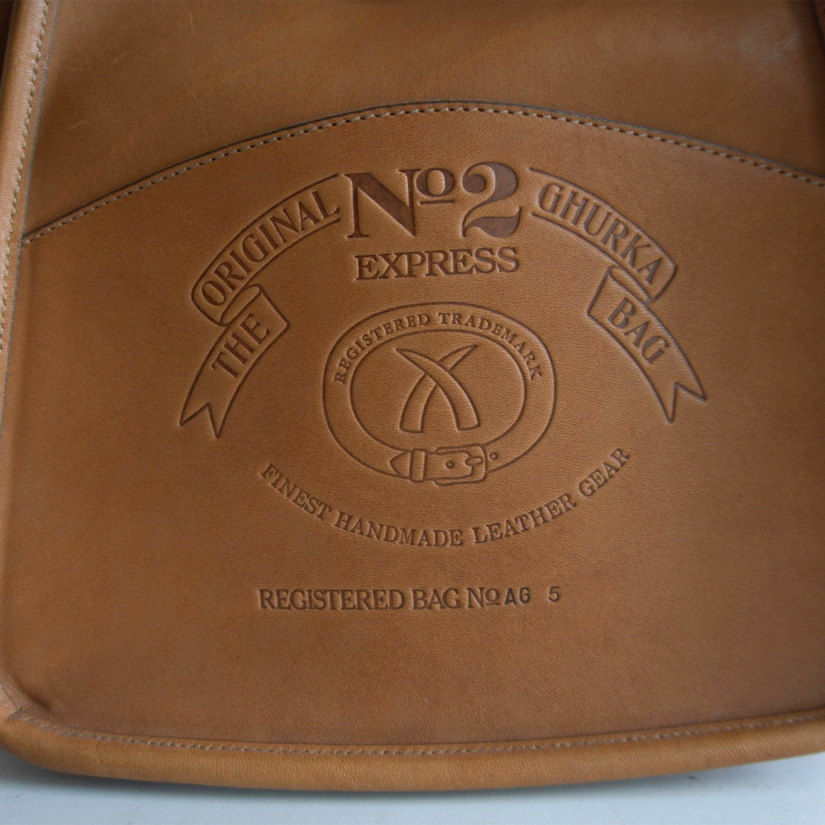 GHURKA THE EXPRESS NO.2 All Leather Duffle Bag Size ONE SIZE